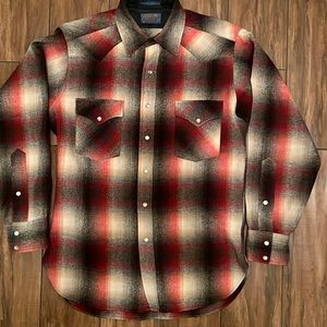 Men’s Pendleton snap up men’s western shirt sz med